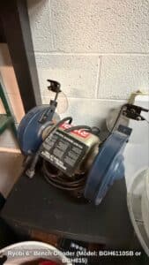 Ryobi-Bench-Grinder-Model-BGHSB-or-BGH