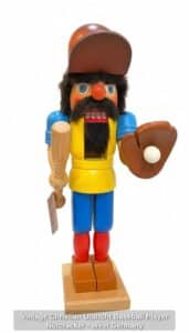 Vintage-Christian-Ulbricht-Baseball-Player-Nutcracker-West-Germany-1