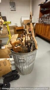 Vintage-Hand-Tool-Assortment-in-Galvanized-Pail