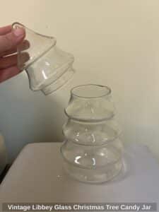 Vintage-Libbey-Glass-Christmas-Tree-Candy-Jar-second-image-1