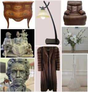 Estate Collection of Fine Furniture, Crystal, Art & Decorative Accents French, Traditional, MCM & Outdoor Living
