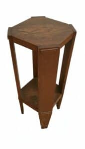 Arts-and-Crafts-Oak-Octagonal-Plant-Stand