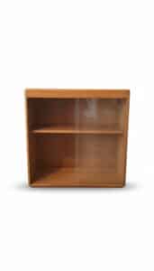 Mid-Century-Modern-Teak-Display-Cabinet-with-Sliding-Glass-Doors