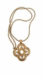 Monet-Gold-Tone-Interlocking-Pendant-Necklace