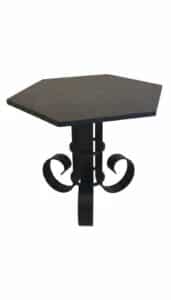 Octagonal-Slate-Top-Side-Table-with-Wrought-Iron-Base