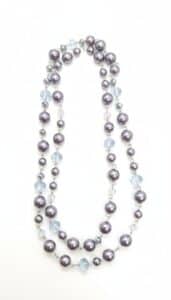 Purple-Faux-Pearl-and-Crystal-Beaded-Necklace