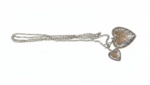 Silver-Tone-Heart-Pendant-Necklace