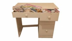 Vintage-Sewing-Desk-with-Notions