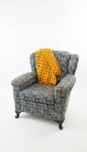 Wingback-Armchair-with-Geometric-Pattern-Upholstery