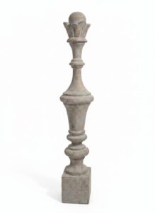 Aged-Pedestal-Candlestick-Decorative-Finial