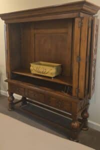 Antique-English-Jacobean-Carved-Oak-Bar-Cabinet-Circa-s-second-image