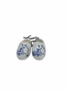 Delft-Blue-Miniature-Clogs-with-Windmill-Scene
