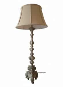 Ornate-Candlestick-Table-Lamp-with-Bell-Shade