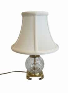 Waterford-Crystal-Table-Lamp-with-White-Bell-Shade