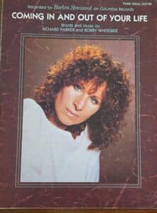 Barbra-Streisand-Coming-In-and-Out-of-Your-Life-Piano-or-Vocal-or-Guitar-Sheet-Music