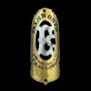 Ellsworth-B-Bicycle-Head-Badge