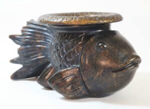 Fish-Planter-or-Cachepot-with-Faux-Bronze-Finish