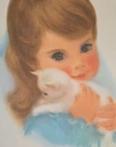 Frances-Hook-Little-Girl-Holding-Kitten-Print
