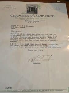 Hot-Springs-Arkansas-Promotional-Booklet-and-Chamber-of-Commerce-Letter-Airport-Dedication-second-image