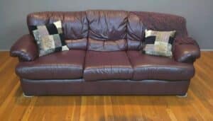 Maroon-Leather-Sofa