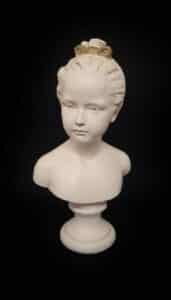 Napcoware-Ceramic-Bust-of-a-Young-Girl