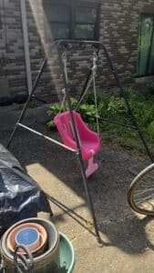Toddler-Swing-Set-with-Pink-Seat