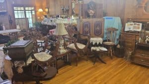 Victorian-Carved-Walnut-Parlor-Set