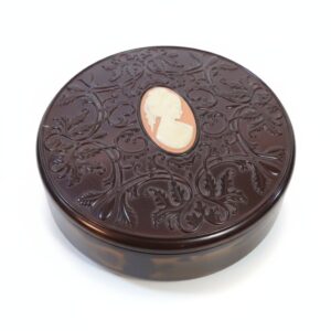 Vintage-Avon-Cameo-Powder-Box