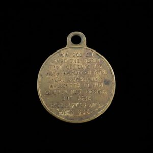 Vintage-Religious-Medal-with-John-Engraving