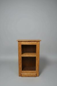 Vintage-White-Clad-Oak-Ice-Box-Style-Nightstand-or-End-Table