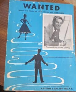 Wanted-Sheet-Music-Featured-by-Perry-Como
