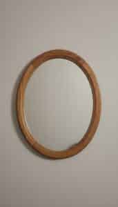 Antique-Tiger-Oak-Cheval-Mirror