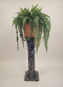 Black-and-White-Marble-Pedestal-Stand