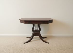 Duncan-Phyfe-Style-Lyre-Base-Card-Table