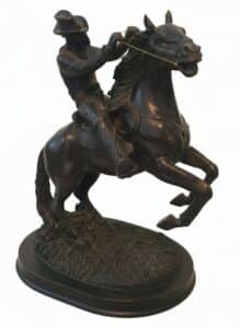 Frederic-Remington-Inspired-Trooper-of-the-Plains-Bronze-Statue