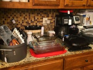 Kitchenware-Estate-Lot-with-Sango-Nova-Brown-Dinnerware