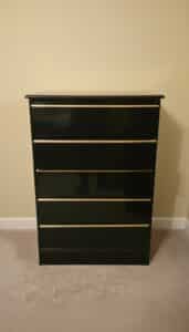 Postmodern-Black-Lacquer-and-Gold-Trim-Drawer-Tallboy-Chest