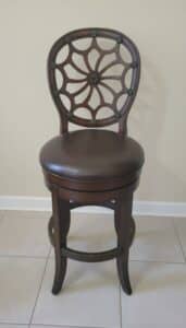 Scroll-Back-Swivel-Bar-Stool-with-Faux-Leather-Seat