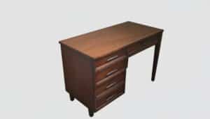 Singer-Sewing-Machine-and-Wooden-Desk
