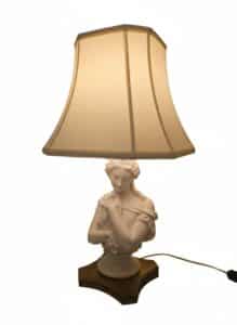 Vintage-Biscuit-Porcelain-Figural-Table-Lamp