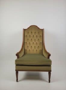 Vintage-Louis-XV-Style-High-Back-Tufted-Armchair
