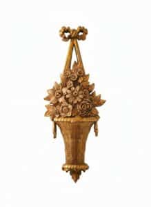 Vintage-Syroco-Gold-Basket-of-Flowers-Wall-Plaque-1