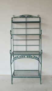 Wrought-Iron-Bakers-Rack-with-Scrollwork