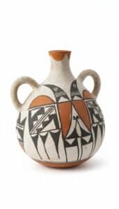 Acoma-Pueblo-Pottery-Canteen