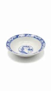 Blue-and-White-Willow-Pattern-Shallow-Bowl