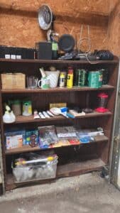 Garage-Storage-Shelving-Unit-with-Assorted-Household-Goods