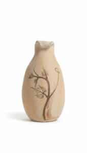 J-Floyd-Southwest-American-Art-Pottery-Canteen-with-Leather-Strap