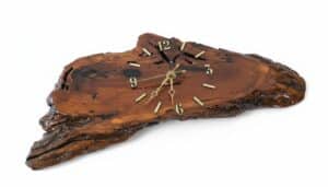Live-Edge-Burl-Wood-Slab-Wall-Clock