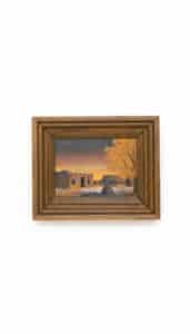 Southwestern-Adobe-Landscape-Oil-Painting-by-J.-Neshim
