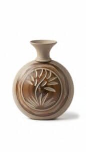 Studio-Pottery-Moon-Flask